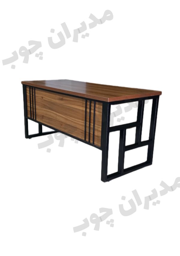 میز پایه فلزی مربعی